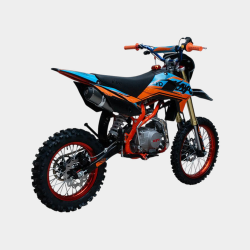 Питбайк KAYO EVOLUTION K125EM 17/14 KRZ (механ. сцепл., эл. стартер 2024 г)