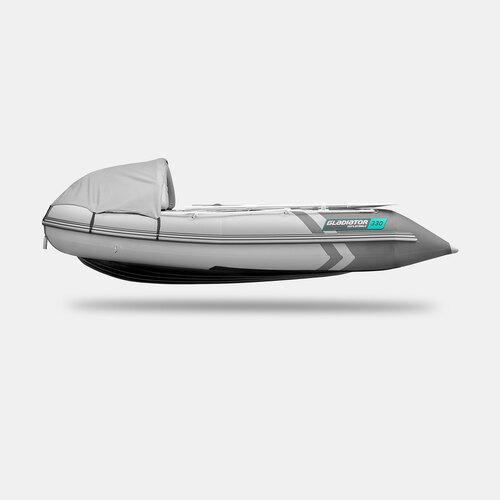 Надувная лодка GLADIATOR E330PRO светло-темносерый