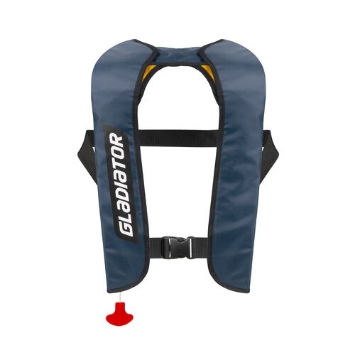 Жилет спасательный автоматический надувной синий