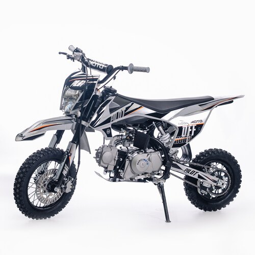 Питбайк Regulmoto PILOT EA 12/10 (серый/черный, 102301-2)