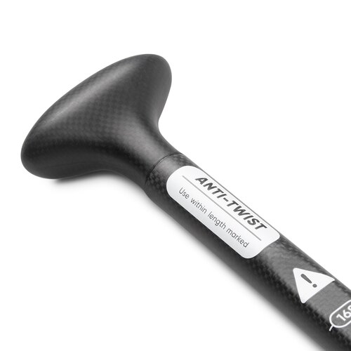 SUP весло Gladiator Sport Carbon black/black-yellov 2-части, лопатка M